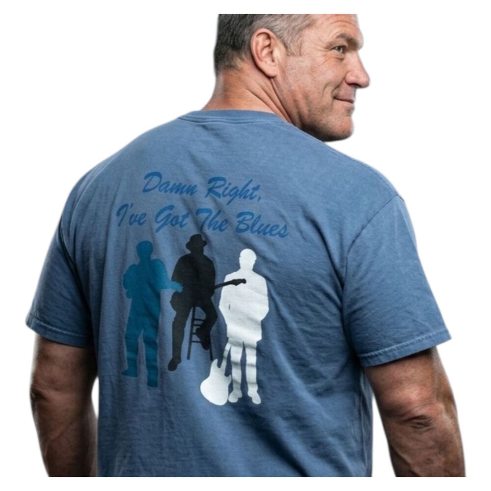 Buddy Guy I've Got the Blues Tee Iconic Guitar Legend 2XL XXL Graphic T-Shirt
